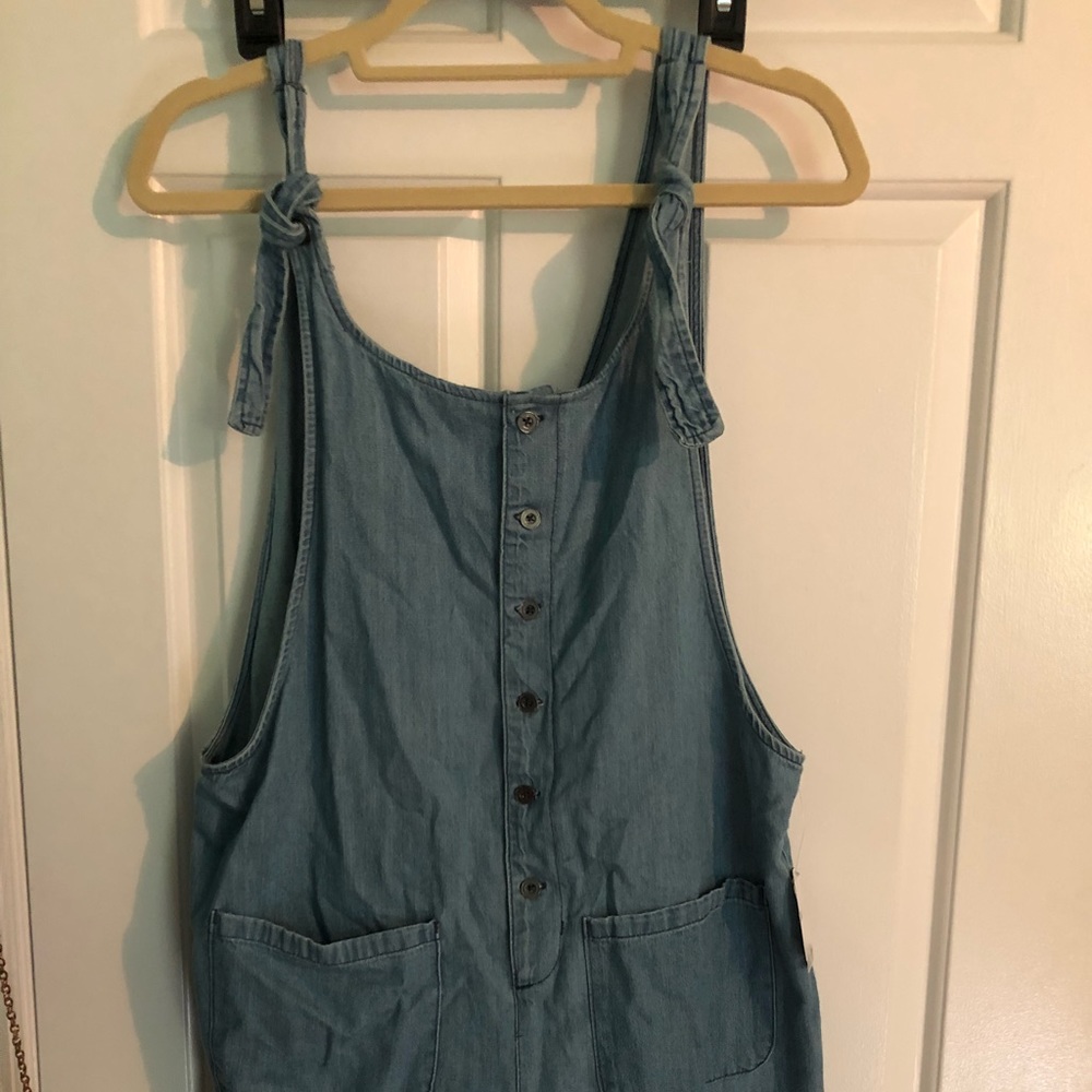 NWT urban outfitters denim short overalls